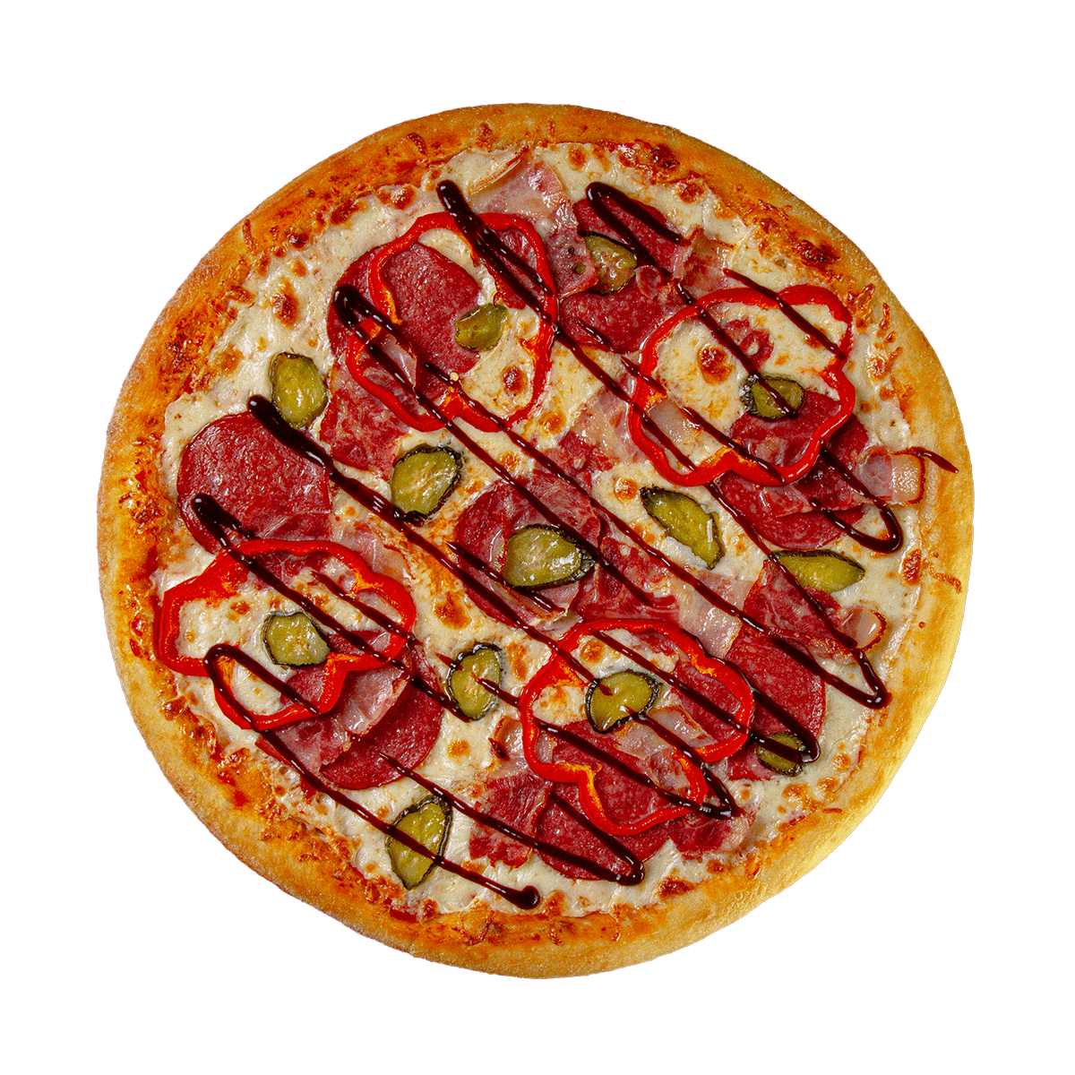 Салями с беконом 24 см