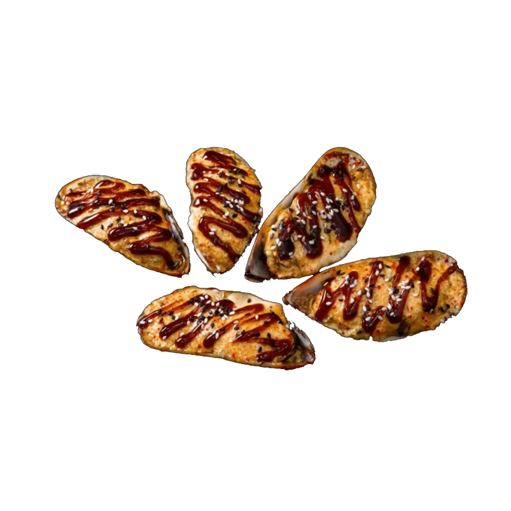 Мидии запечённые